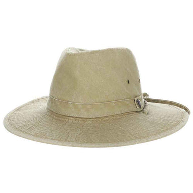 Weathered Cotton Outback Hat, Small to 3XL Size Hats - DPC