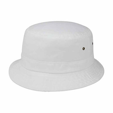 Bucket Hat Navy and White Polka Dot Print – eleven259