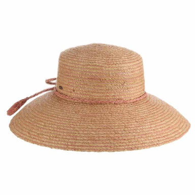 Madagascar Raffia Wide Brim Two Tone Beach Hat — SetarTrading Hats