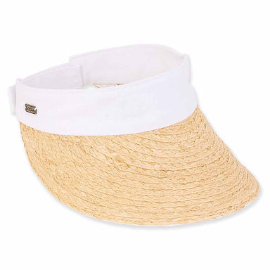 Adina Ribbon Sun Visor - Sun 'N' Sand Hat — SetarTrading Hats