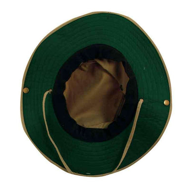 Cotton Boonie with Tropical Print Underbrim - DPC Hats
