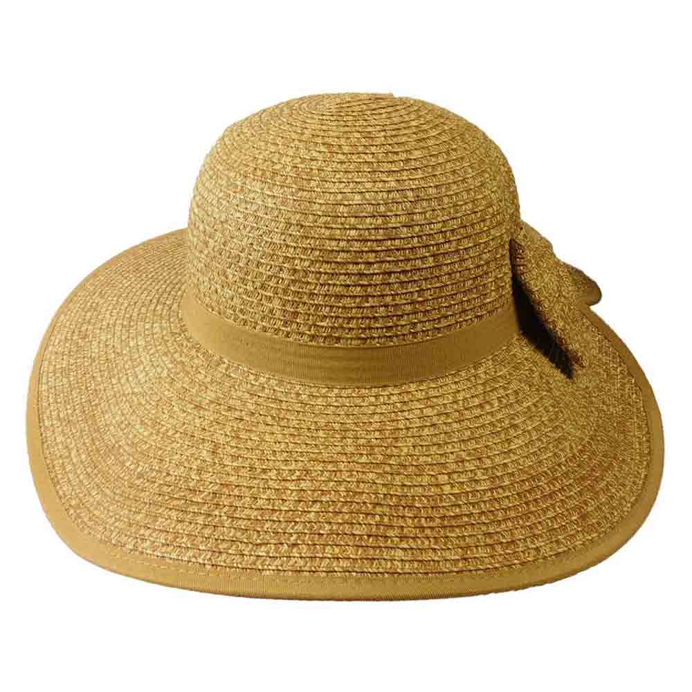 Split Brim Summer Hat with Bow - Boardwalk Style Beach Hats ...