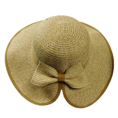 Summer Hat - Braid Ladies Straw Style - Up Brim - 57 SSP by Ascot Top Hats