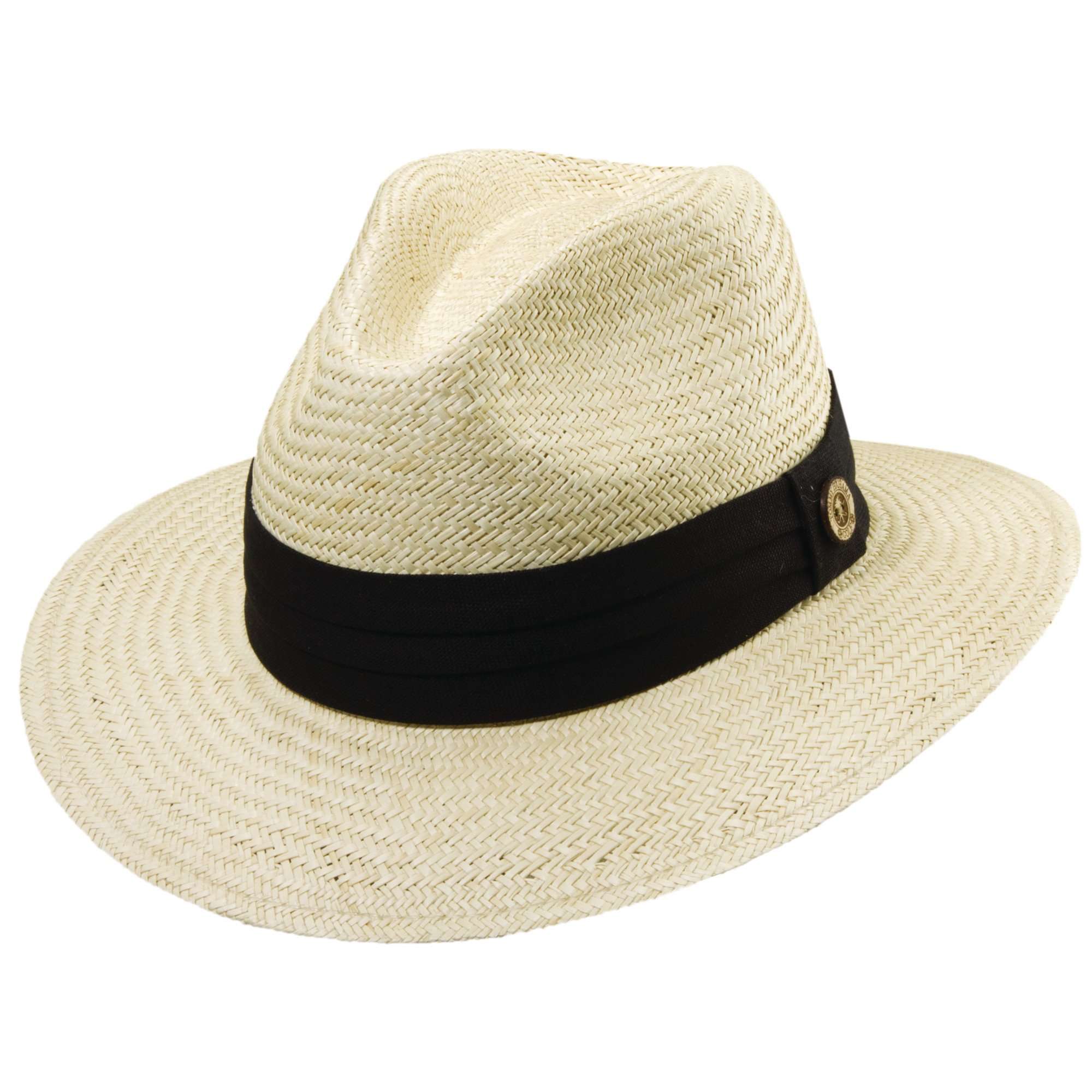 Tommy Bahama Palm Safari Hat with 3-Pleat Cotton Band for Men ...