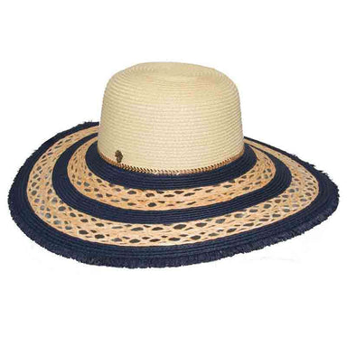 Fine Hand Crocheted Raffia Sun Hat with Rolled Brim - Tommy Bahama —  SetarTrading Hats