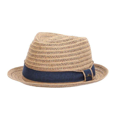 Chiloe Woven Straw Navy Blue Safari Hat - Tommy Bahama