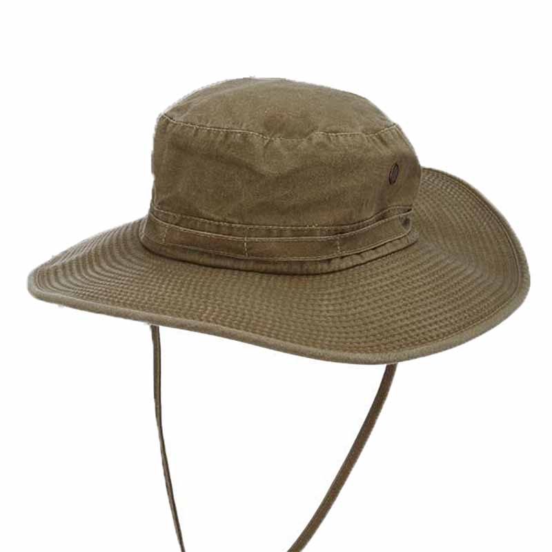 Cotton Floatable Brim Boonie with Chin Strap - DPC Outdoor Hats ...