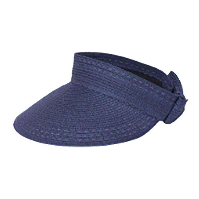Rollup Sunvisor with Ribbon Accent — SetarTrading Hats