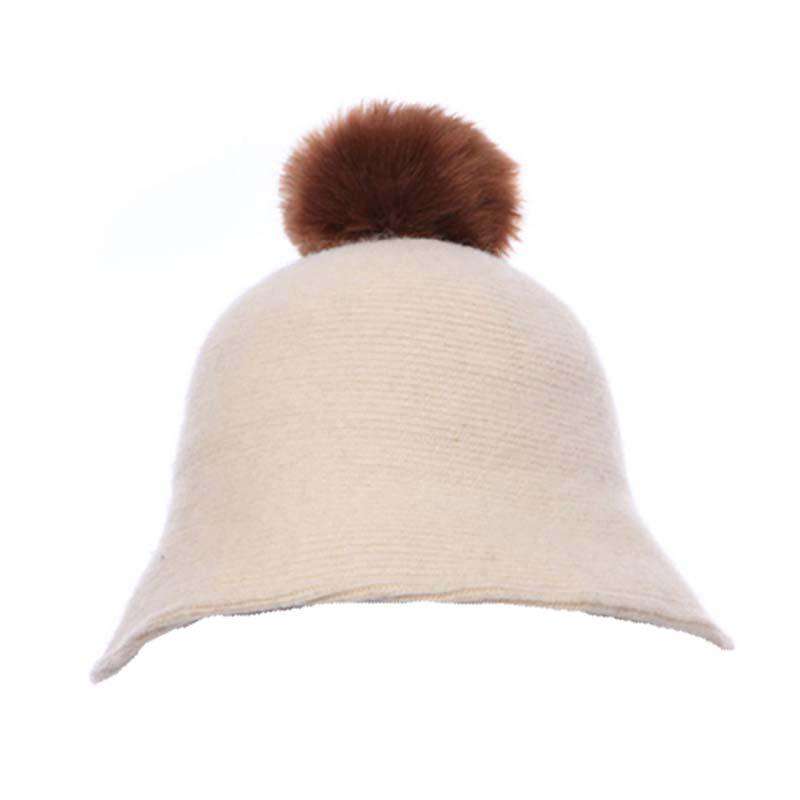 Wool Cloche with Pom Pom — SetarTrading Hats