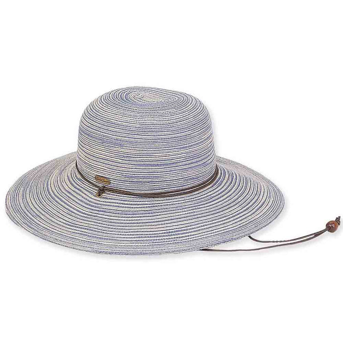 Floppy Hat with Chin Cord by Cappelli - Women's Colorful Summer Hats ...