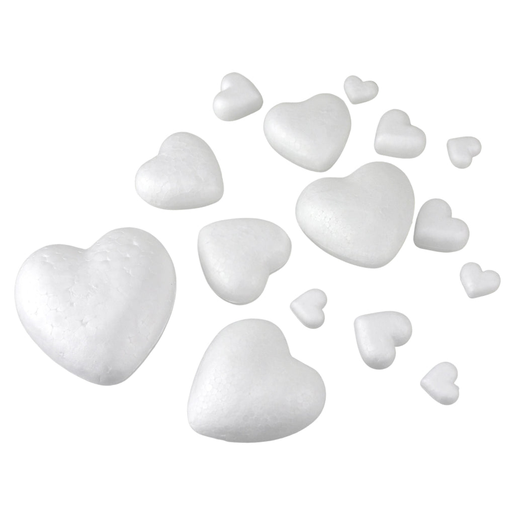 Craft Styrofoam Hearts, 4-Inch, 4-Count – Homeford