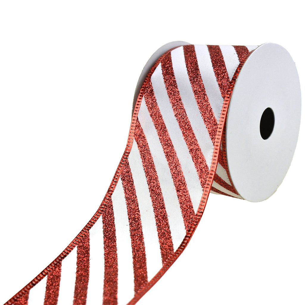 Wired Ribbon, 1-1/2-Inch, 10-Yard - White