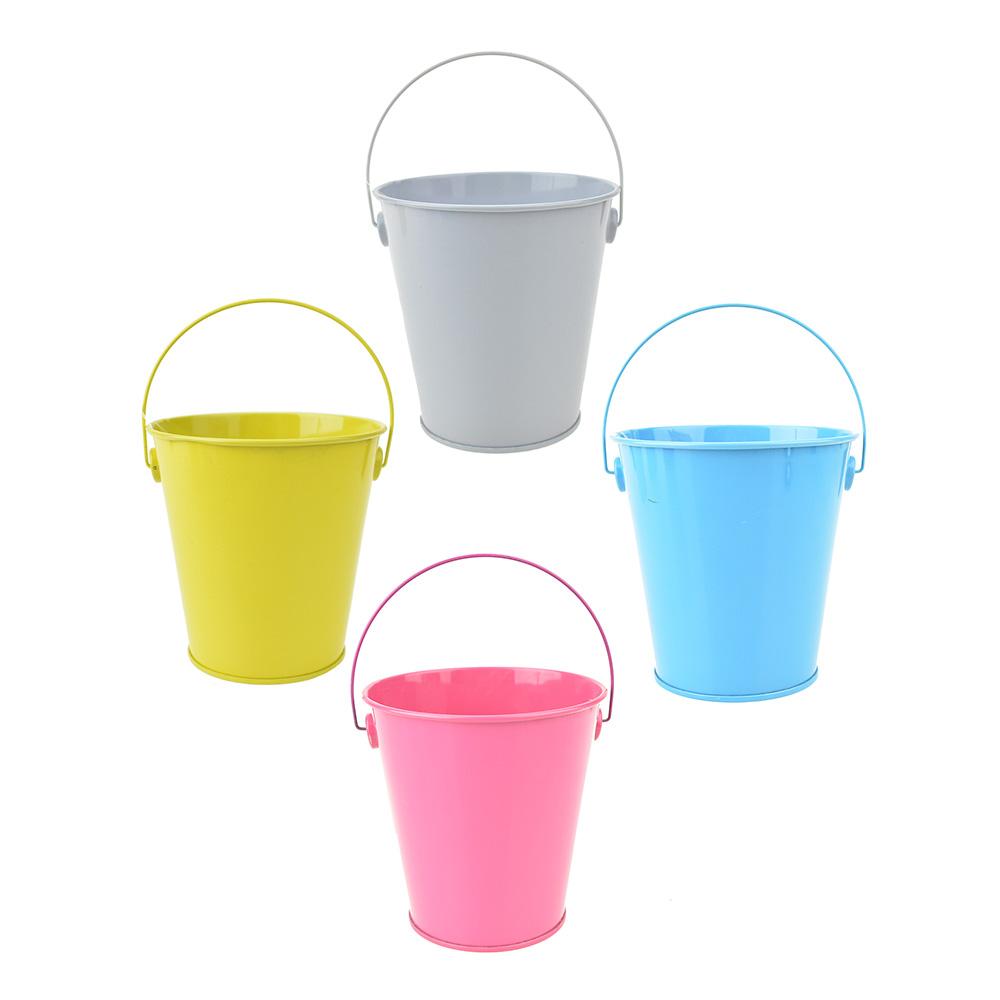 Tin Pail Bucket with Handle Party Favor, 9-Inch, 1-Count – Homeford