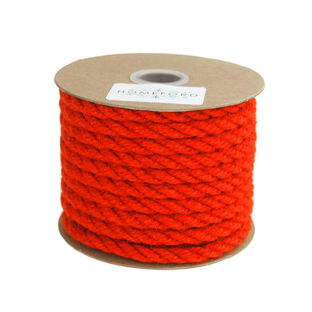 Bi-colored Jute Twine Cord Rope Ribbon, 2.5mm, 5/64-inch, 50-yard