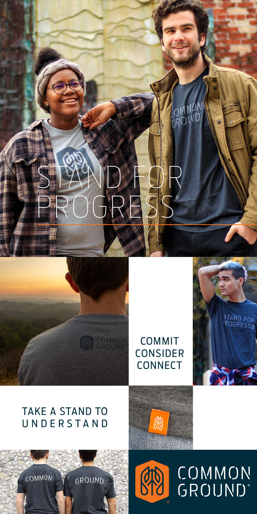 Common Ground Apparel | Portland Oregon USA | Stand For Progress