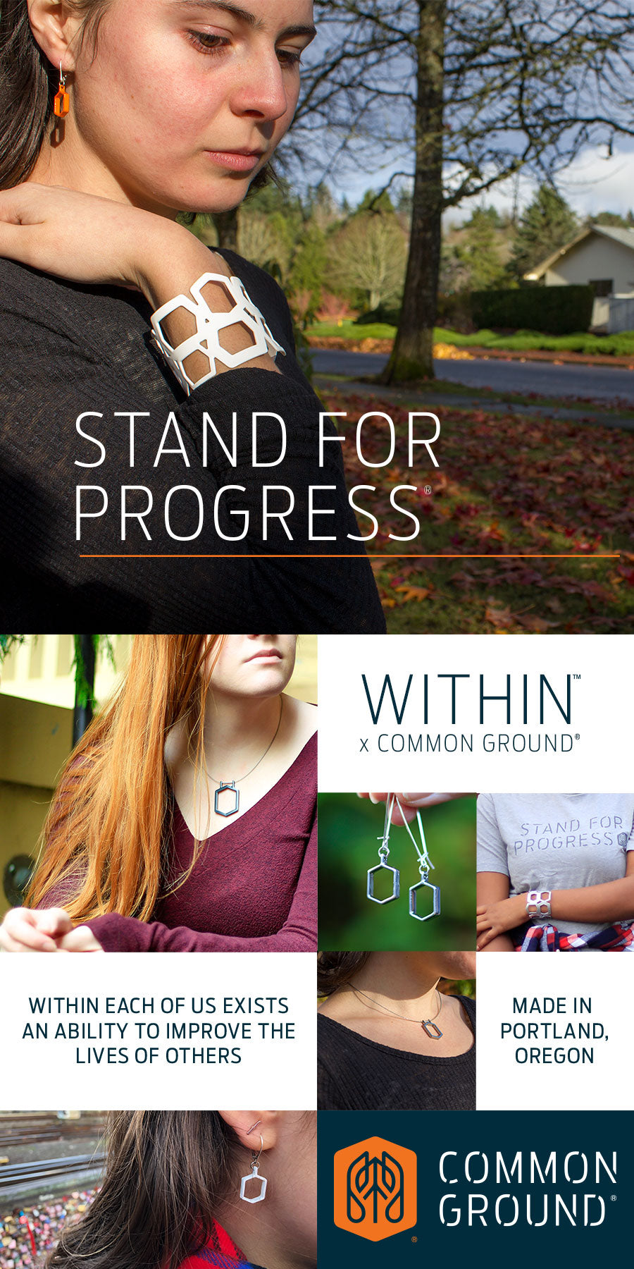 Common Ground Jewelry | Portland Oregon USA | Stand For Progress