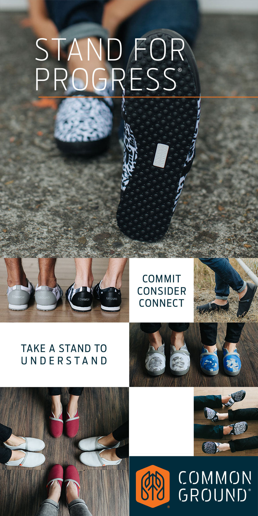 Common Ground Footwear | Portland Oregon USA | Stand For Progress