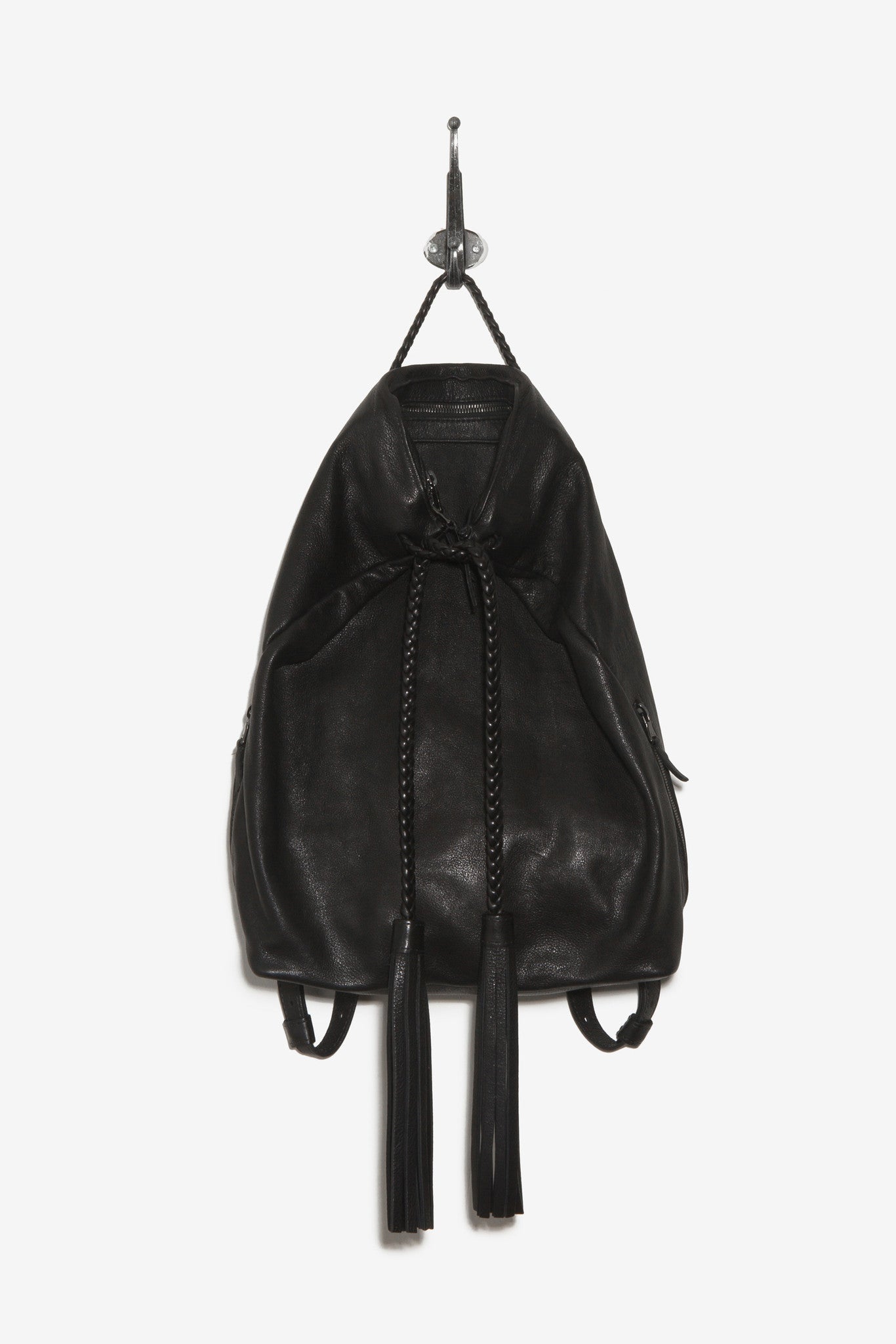 black tassel backpack