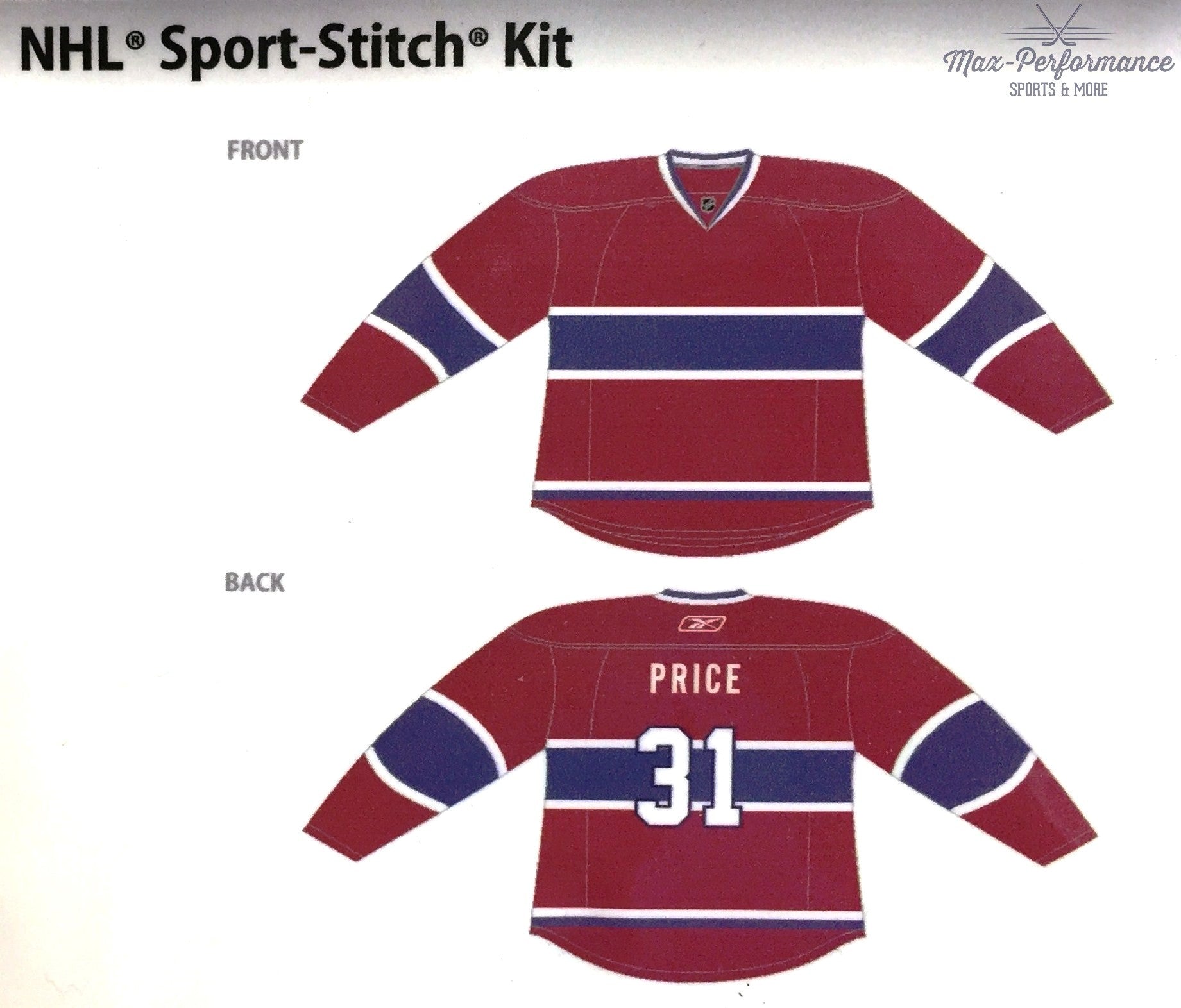 hockey jersey customization kit