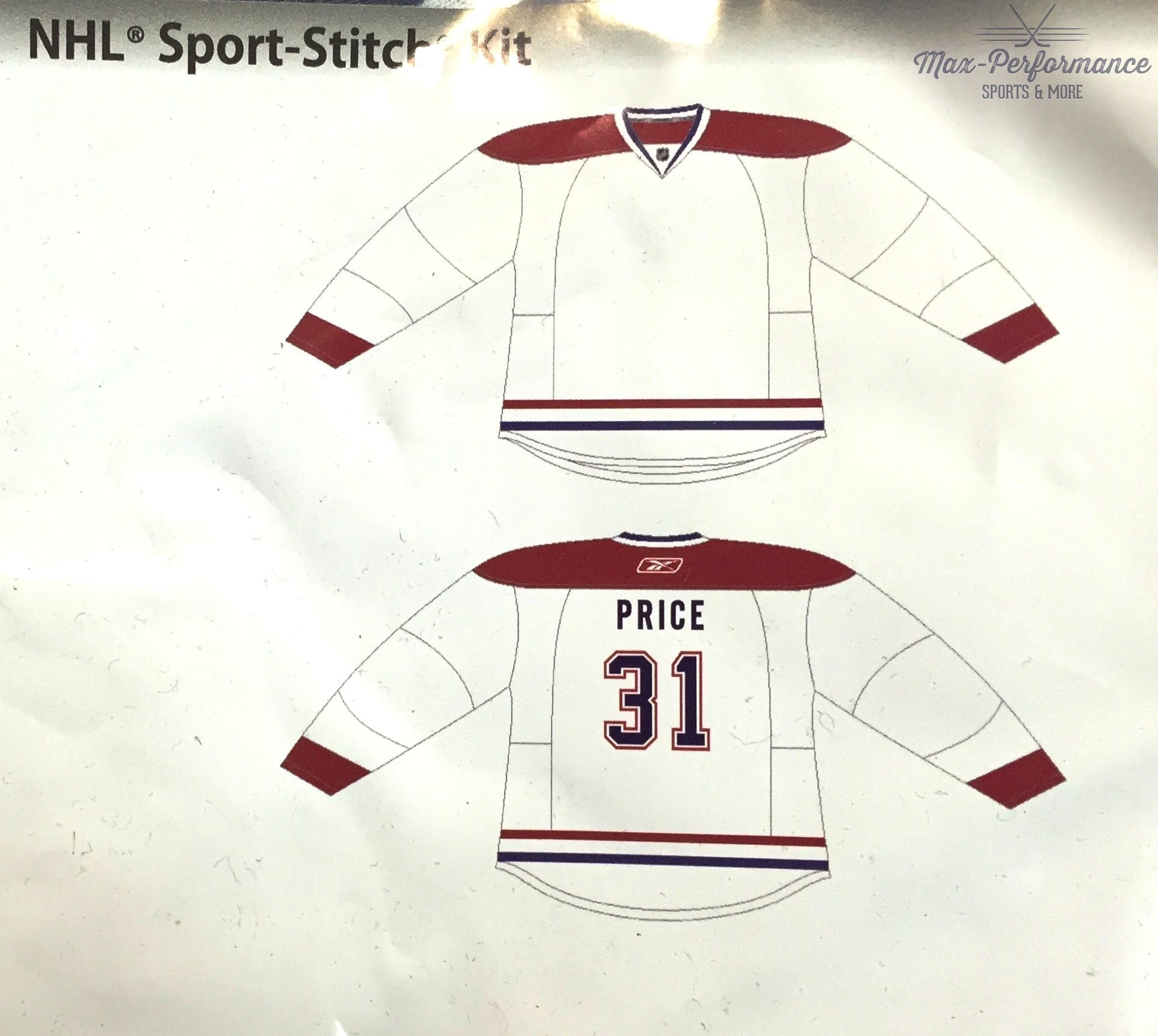 hockey jersey customization kit