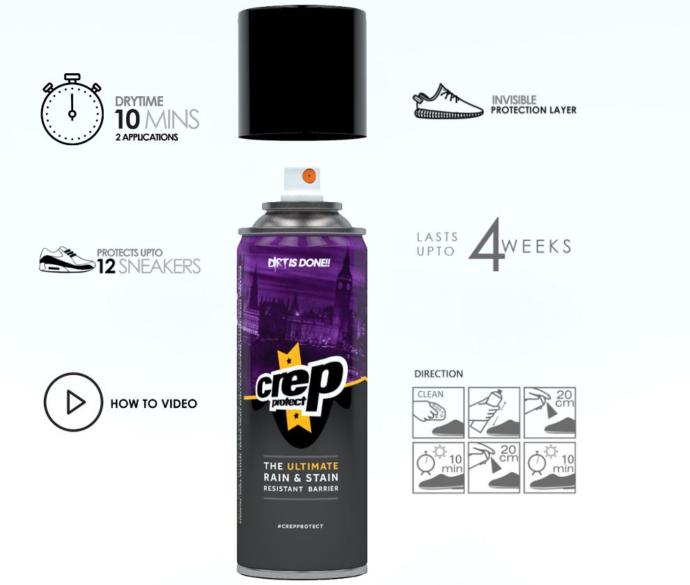 Crep Protect Rain and Stain Shoe Spray 