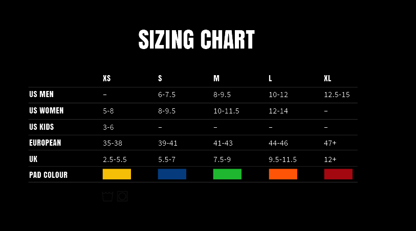 Hockey Socks Size Chart