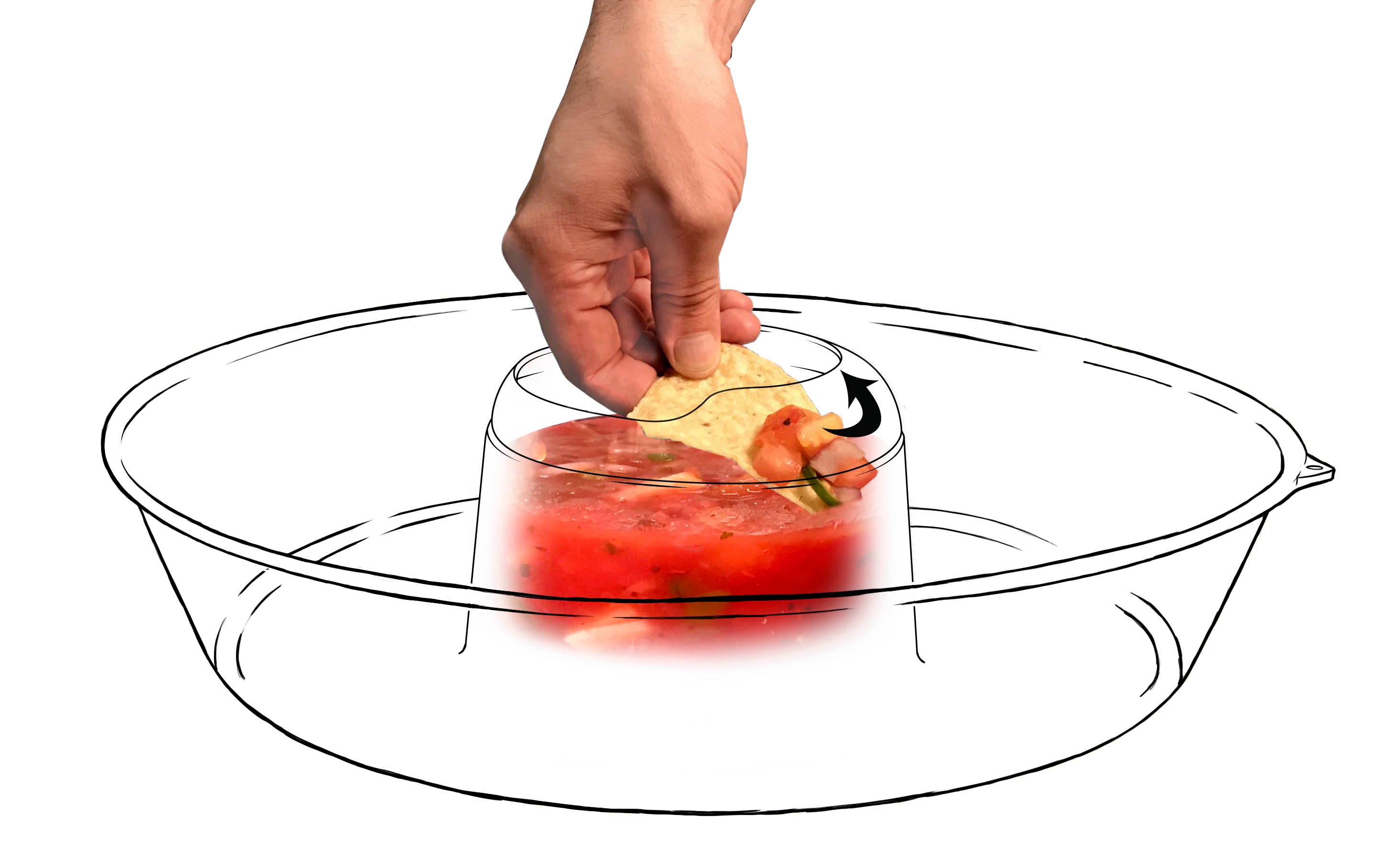 Jokari Perfect Salad Draining Bowl 