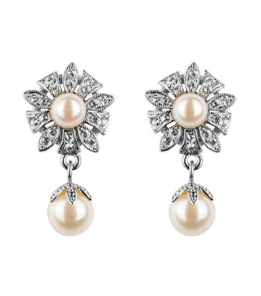 Wedding Earrings | Vintage Inspired Bridal Earrings | Pearl Earrings ...