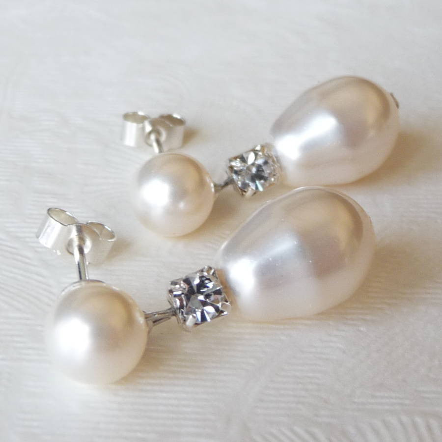 Vintage Style Pearl Drop Earrings – Katherine Swaine