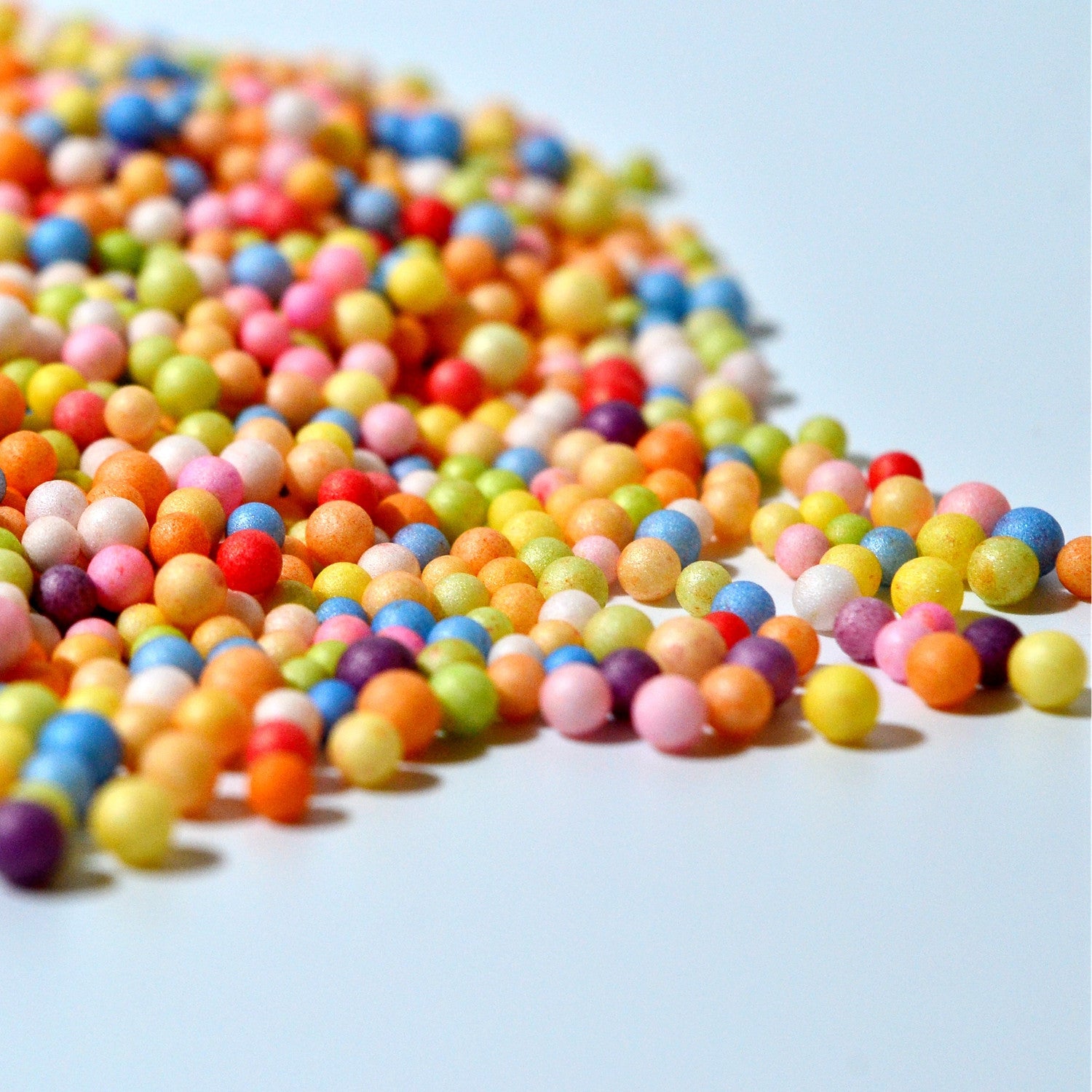 32g Foam Beads For Slime Polystyrene Styrofoam Balls Filler Crunchy Clay Bulk Uk Ebay