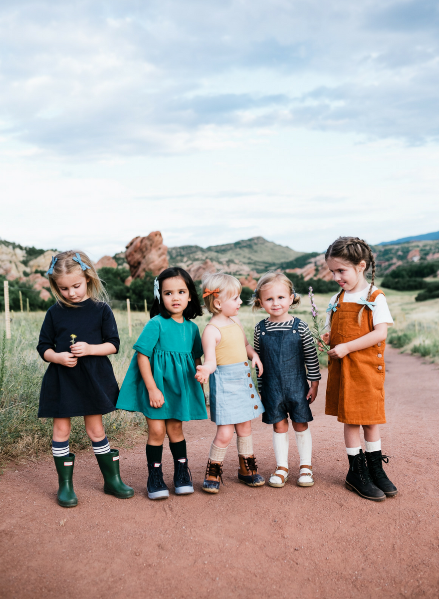 Squad goals. // Free Babes Handmade hair bows for little girls who love adventure. 