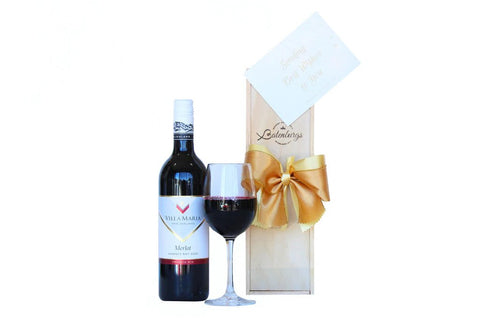 Merlot Wine Gift Boxed 750ml