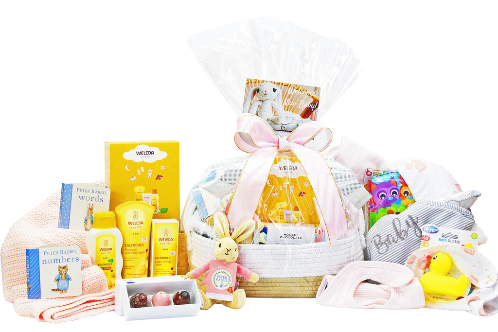 Baby Girl Luxury Gift Basket Batenburgs Gift Baskets