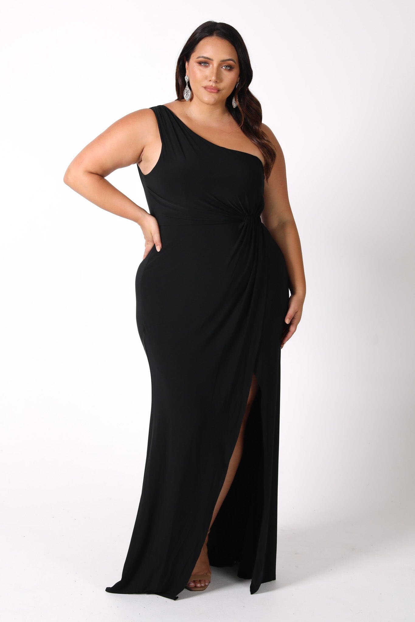 Black Plus Size Gown 