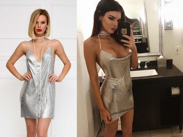 kendall jenner silver dress