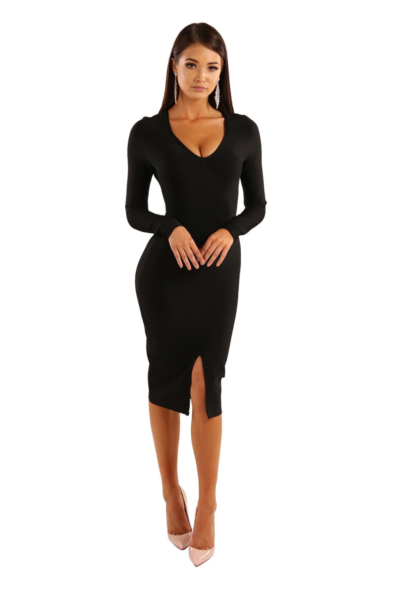 Adele Dress - Black | Noodz Boutique