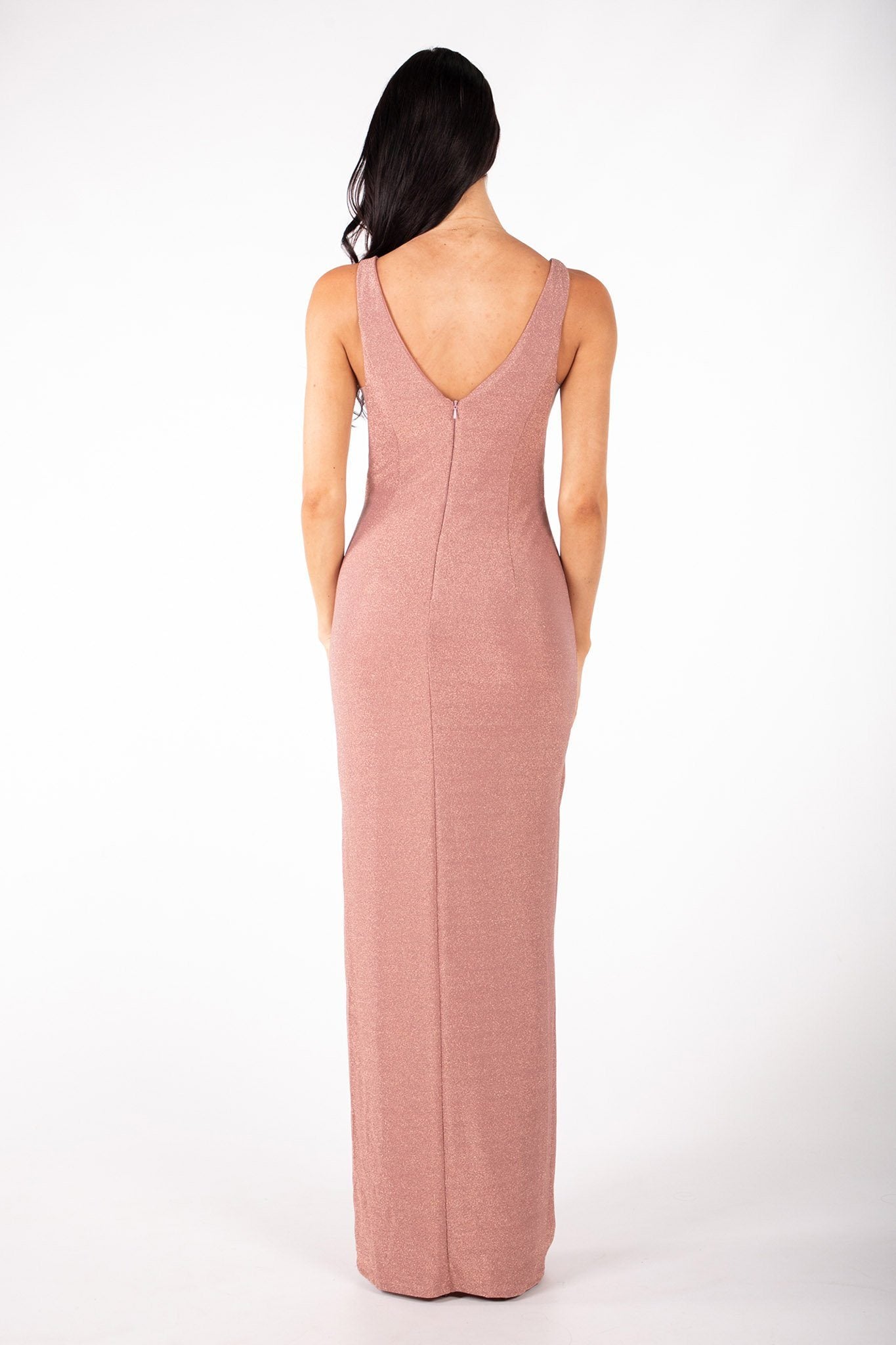 Aspen Maxi Dress Tea Rose Noodz Boutique 4151