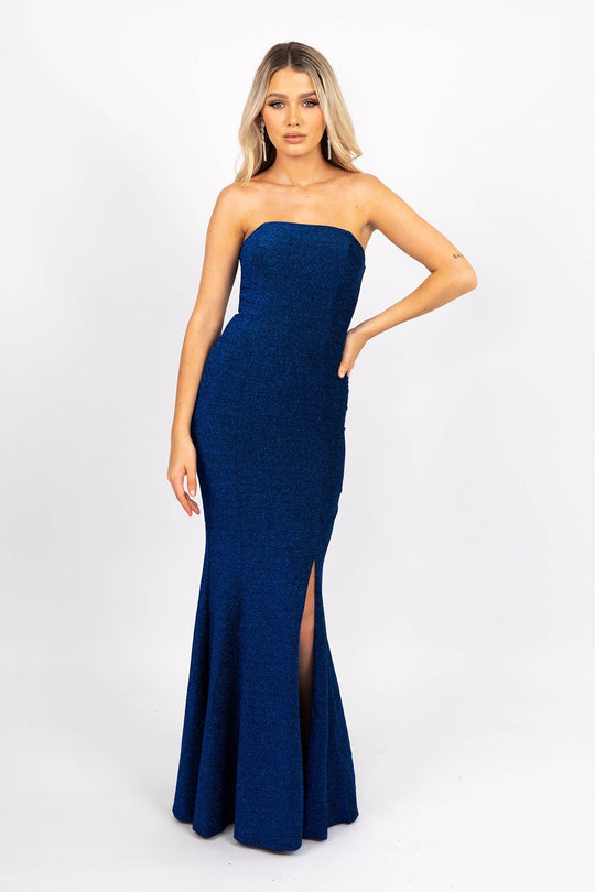 CRYSTAL Corset Gown - Royal Blue – Noodz Boutique