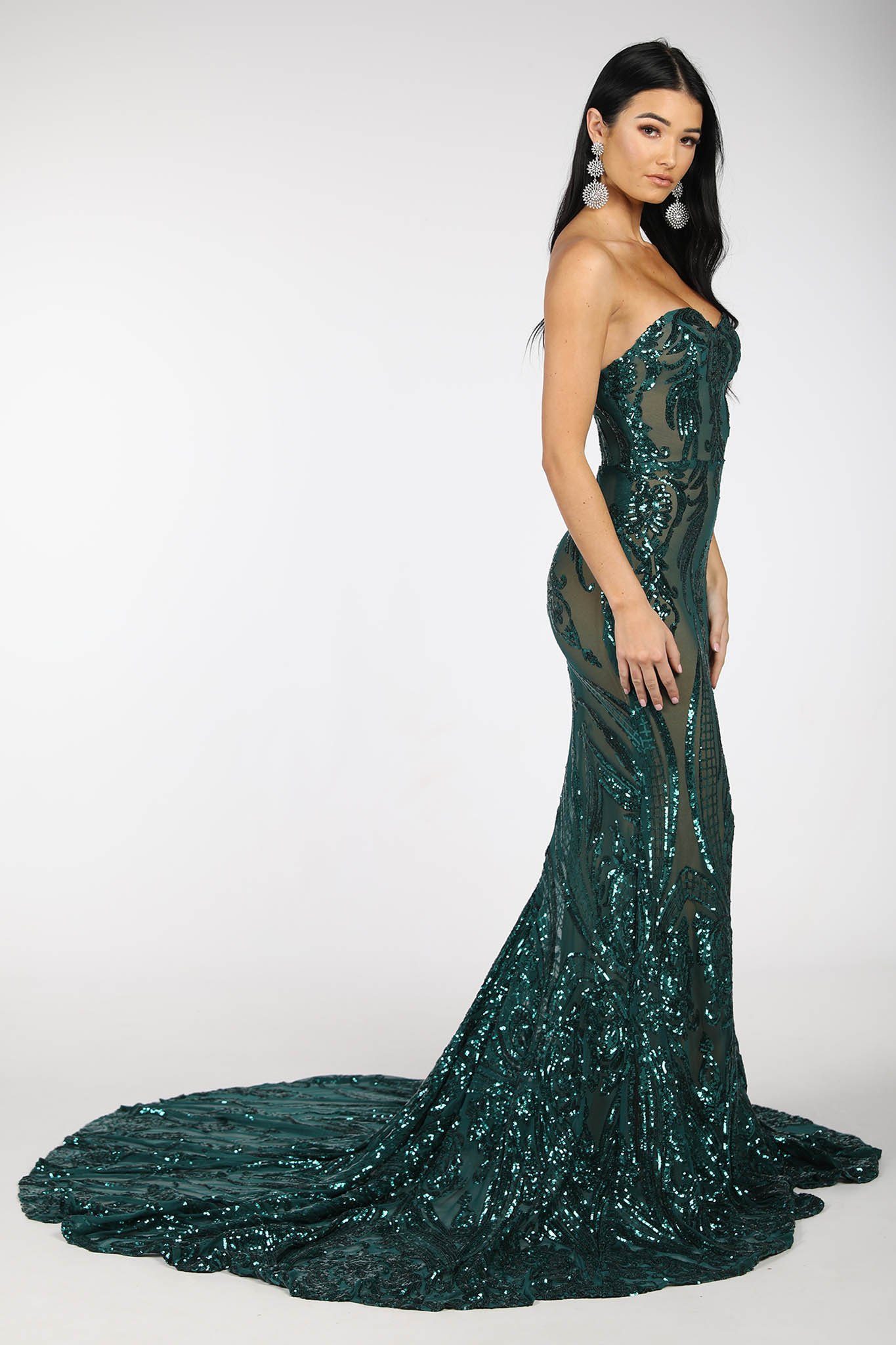 Gianna Gown Emeraldnude Noodz Boutique 