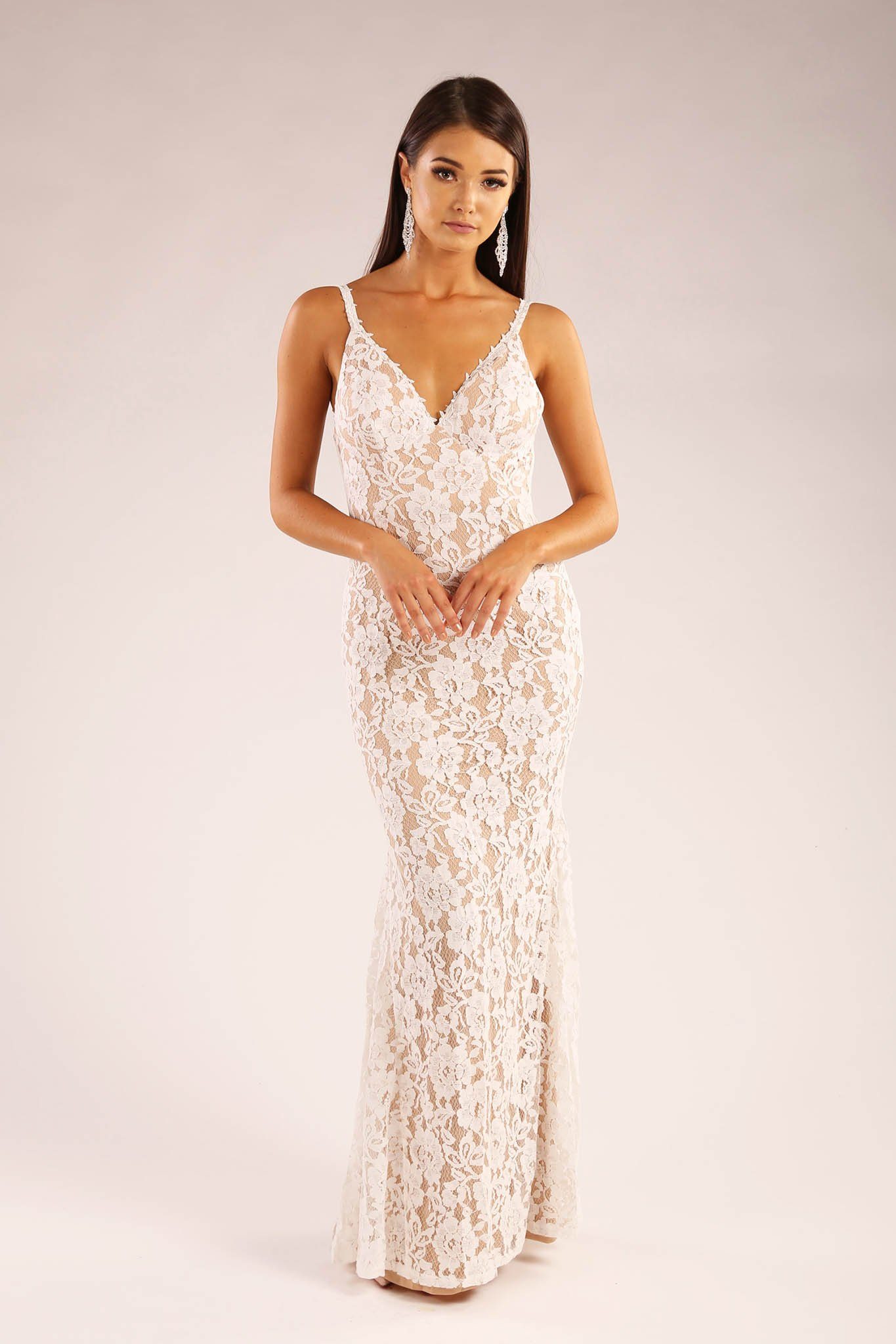 white lace maxi dress boutique