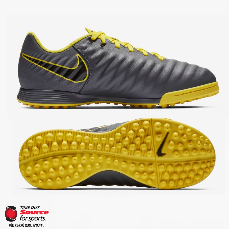 nike tiempo grey and yellow