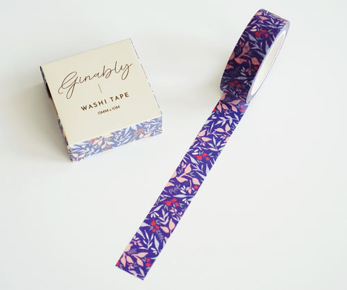 Floral Washi Tape Flower Washi Tape By Ginably