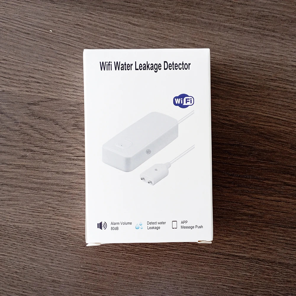 WiFi Water Leak Sensor, 80dB | Smart Life Flood Alarm - P12 Hub Europe