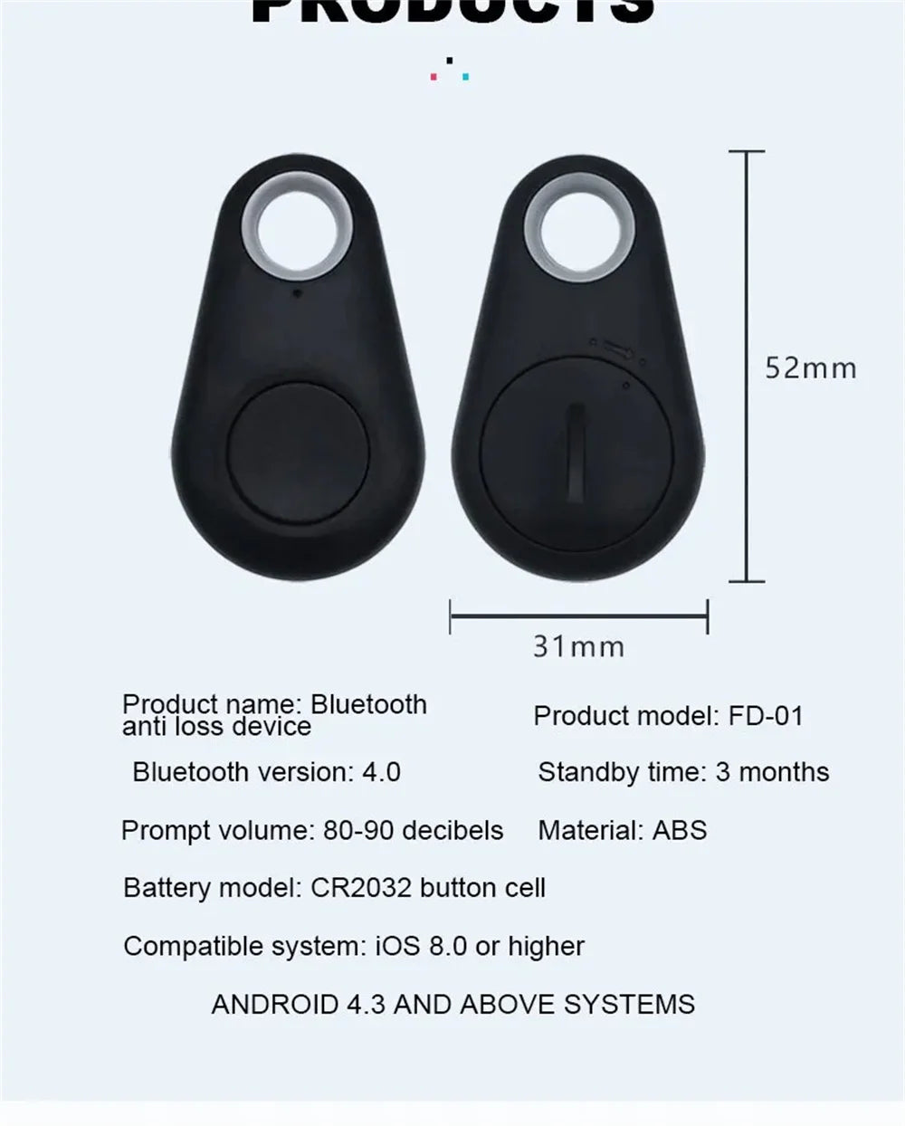 Tracker GPS Mini Anti Lost Smart - P12 Hub Europe