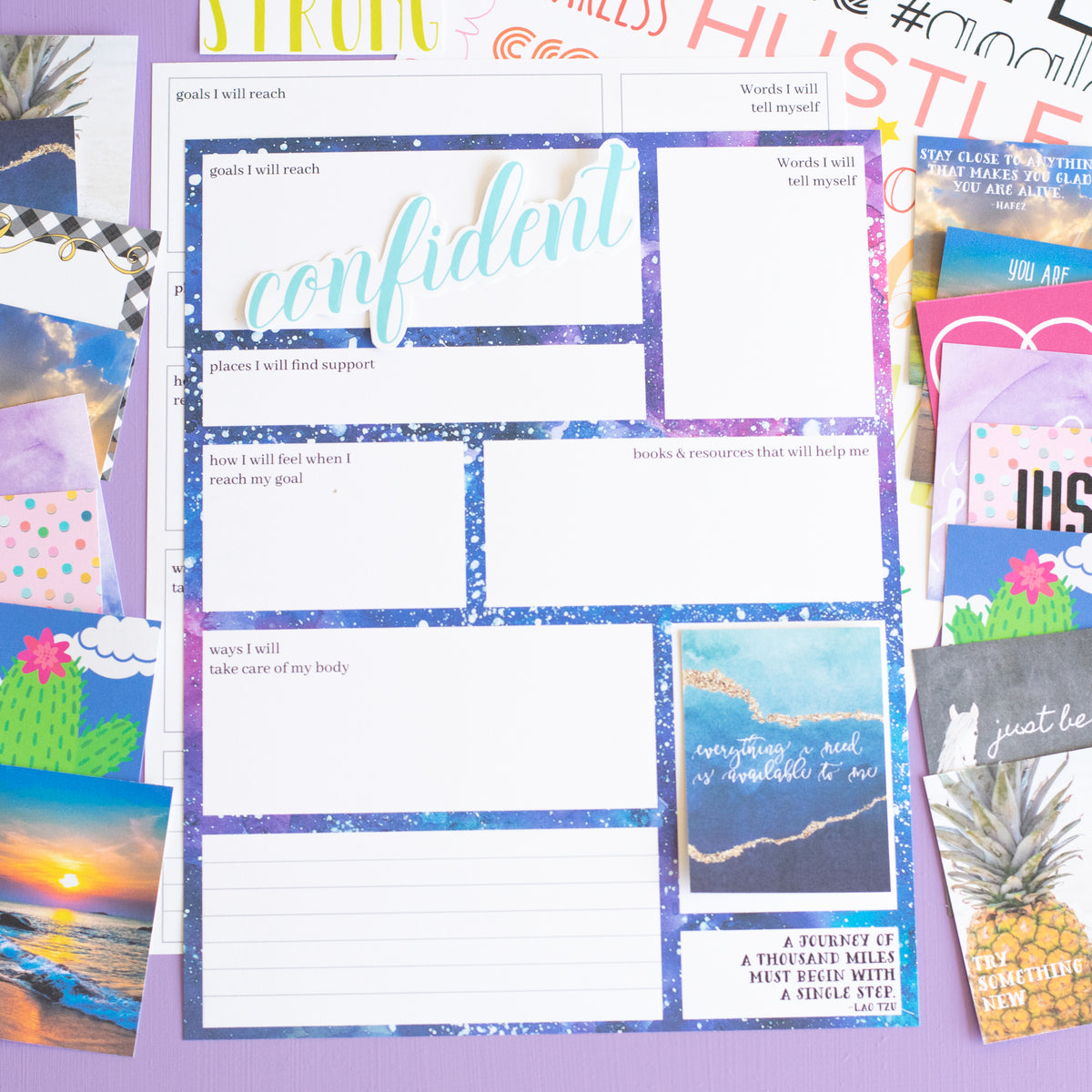 Printable Vision Board Kit – Carrie Elle