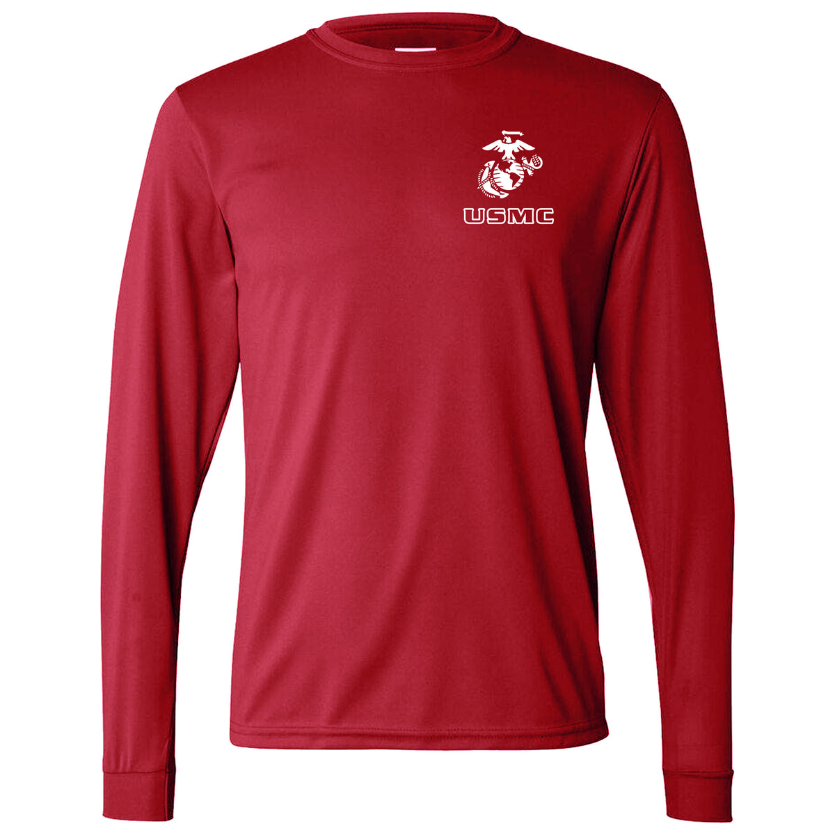EGA Over USMC Dri-Fit Performance Long Sleeve T-Shirt
