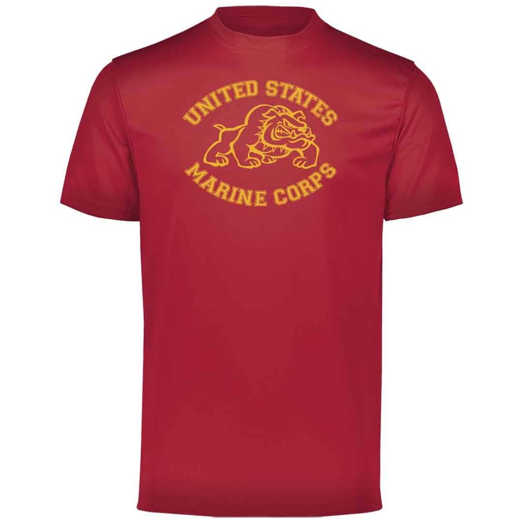 USMC Red & Gold EGA Performance Long Sleeve | USMC10