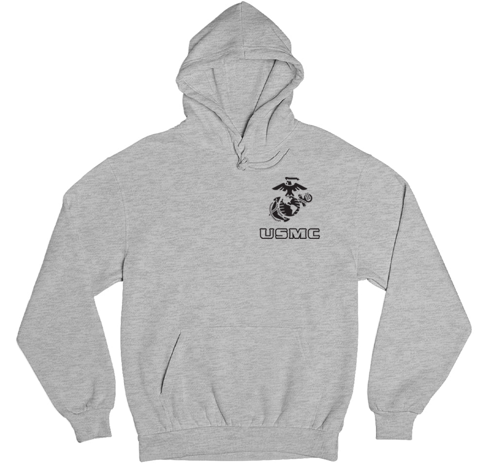 EGA Over USMC Chest Seal Marine Hoodie