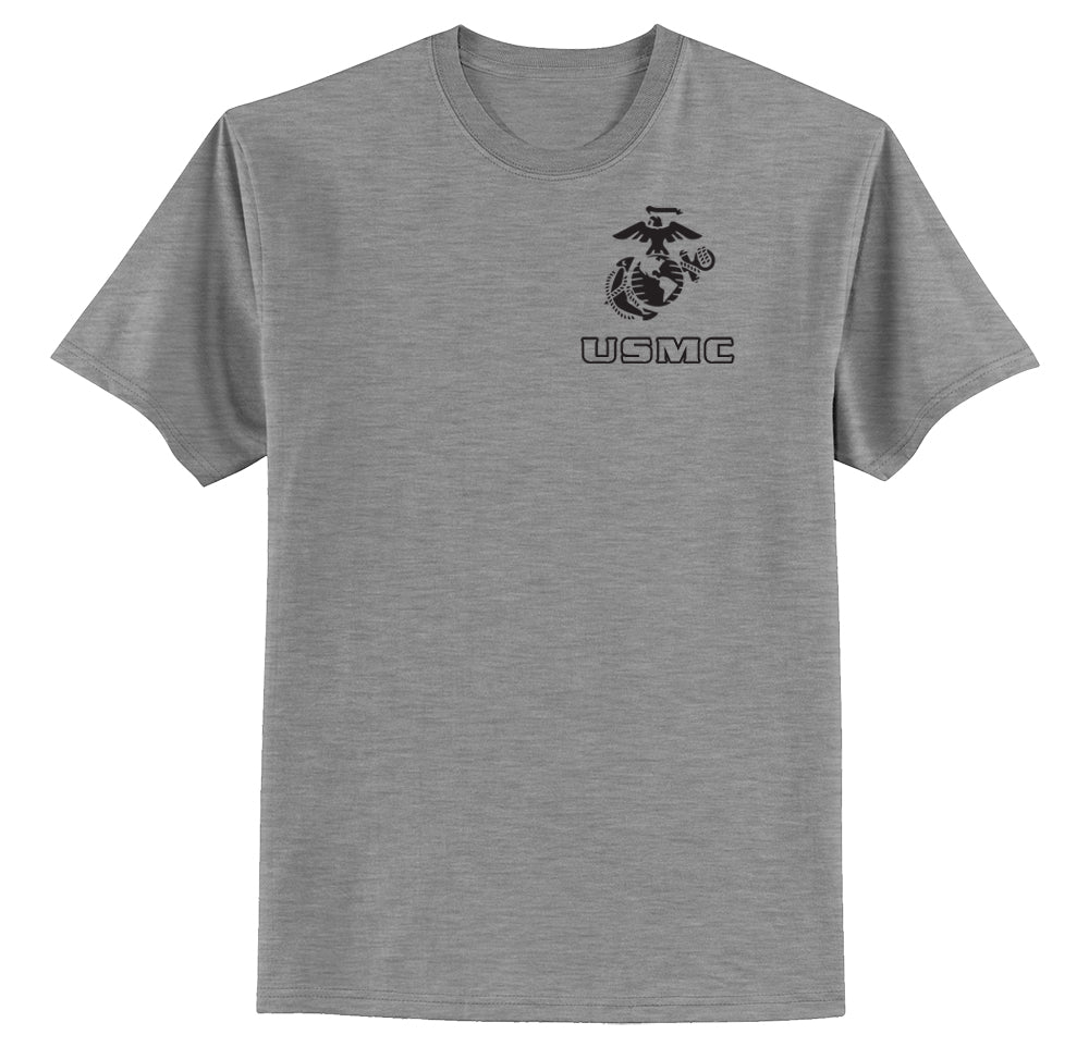 EGA Over USMC Chest Seal Marine T-Shirt