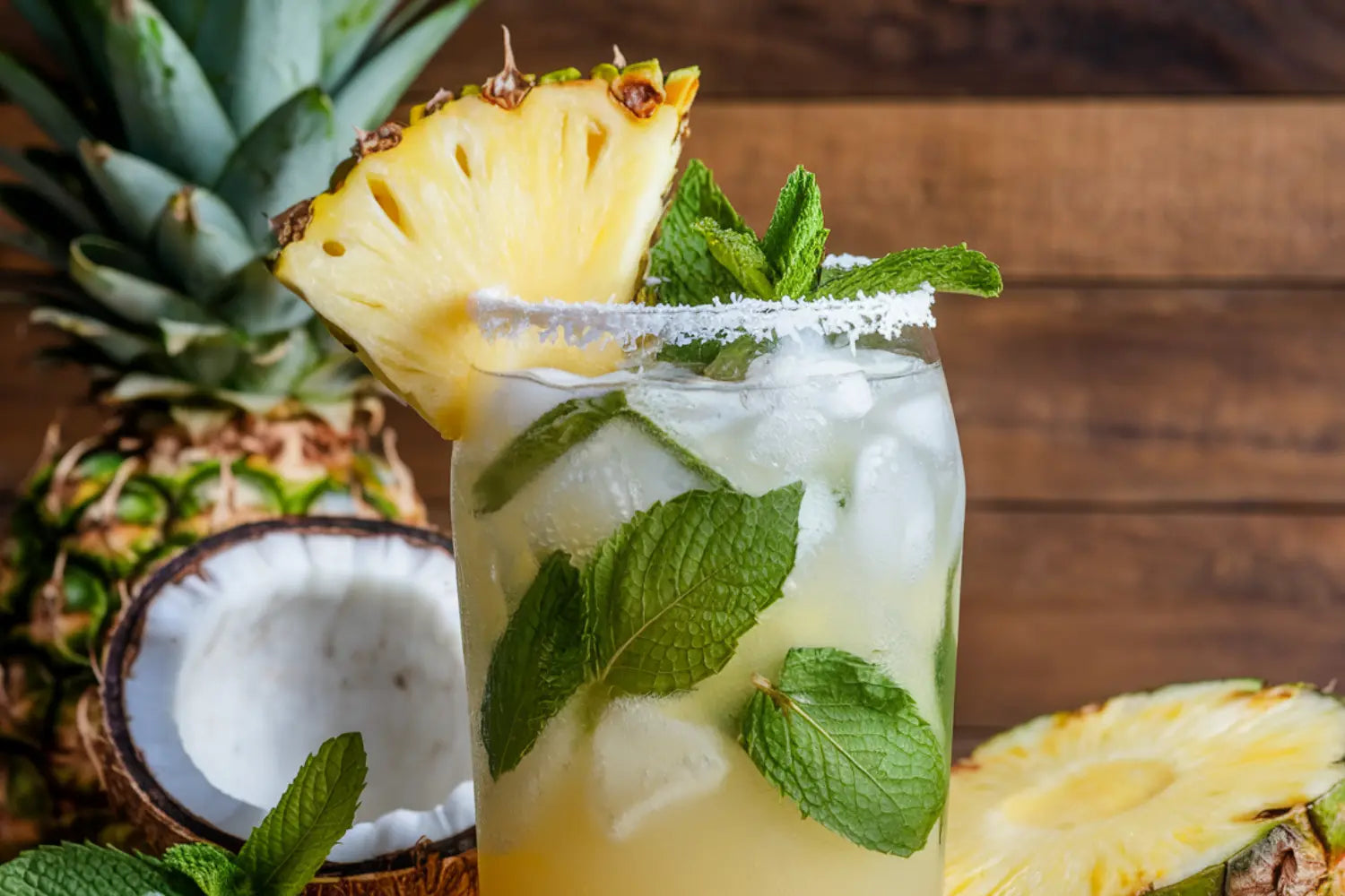 Pineapple Coconut Mojito
